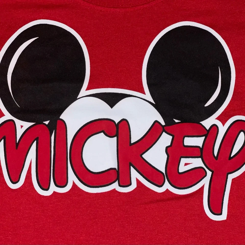 Disney Red‎ Mickey Ears Kids Tee
